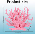 Artificial Aquarium Coral Ornament Pink Fish Tank Fake Coral Plastic Fish Tank Plants Decoration Aquarium Decor Plastic 