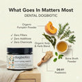 Dogbiotics DE-01 Dental Powder for Dogs – Human-Grade Oral Postbiotic, Helps Fight Plaque & Tartar, Supports Gum Health & Fresh Breath – 60 Scoops (2 oz / 60g)
