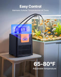 VEVOR Aquarium Chiller 52Gal 1/10HP Quiet Cooler with Titanium Evaporator