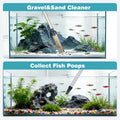 Carefree Fish Small Aquarium Gravel Vacuum Sand Cleaner Tank Water Changer