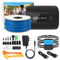 Jewyow Electric Fence for Dog, 2026 Underground Dog Fence for 2 Dogs Containment System In Ground Electric Dog Fence with Waterproof Training Collar, Tone Shock Correction, Covers up to 3/4 Acre