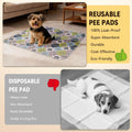 Washable Pee Pads for Dogs, Stylish Absorbent Reusable Training Dog Pads, Non-Slip and Leak-Proof Puppy Pads, Potty Pads