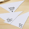 Agroon Blank Dog Bandanas White XLarge 1PCS, DIY Solid Cotton Scarf, Durable Triangle Reversible Bibs Handkerchief for Puppy Pet, Personalized Birthday/Party Fun Idea Gift