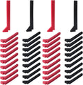 40 Packs Foam Seals, Compatible with Els Pet Litter Box, Red & Black