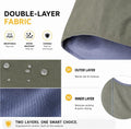 RYNVALE Dog Rain Coats for Large Dogs with Removable Hood