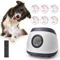 Atangee Automatic Dog Ball Launcher for Large Dogs, Machine Ball Thrower for Dogs, with 6 Pack 2.5" Balls (Grey), Interactive for Boredom, Mental Stimulation Toys