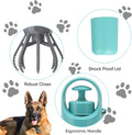 Dog Pooper Scooper, Portable No Touch Poop Scooper for Small Medium Large Dogs, Dog Waste Pick-up Cleaner with 15PCS Bag