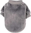 FabriCastle Dog Sweater, 3-Pack Dog & Cat Clothes, Ultra Soft and Warm Pet Jackets XXS XS for Small Dogs Boy & Girl, Winter Pet Apparel Costumes, Puppy Outfits (Grey,Blue,Dark Blue, Small)