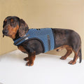 Mini Dachshund Harness Vest, No Pull & No Armpit Rub Dachshund Harness, Escape Proof Adjustable Dog Harness for Walking
