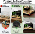 2.8 Gallon Nano Aquarium Starter Kits, Fish Tank with Light