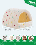 Warming Guinea Pig Hideout Bed Guinea Pig House, Washable Hamster House