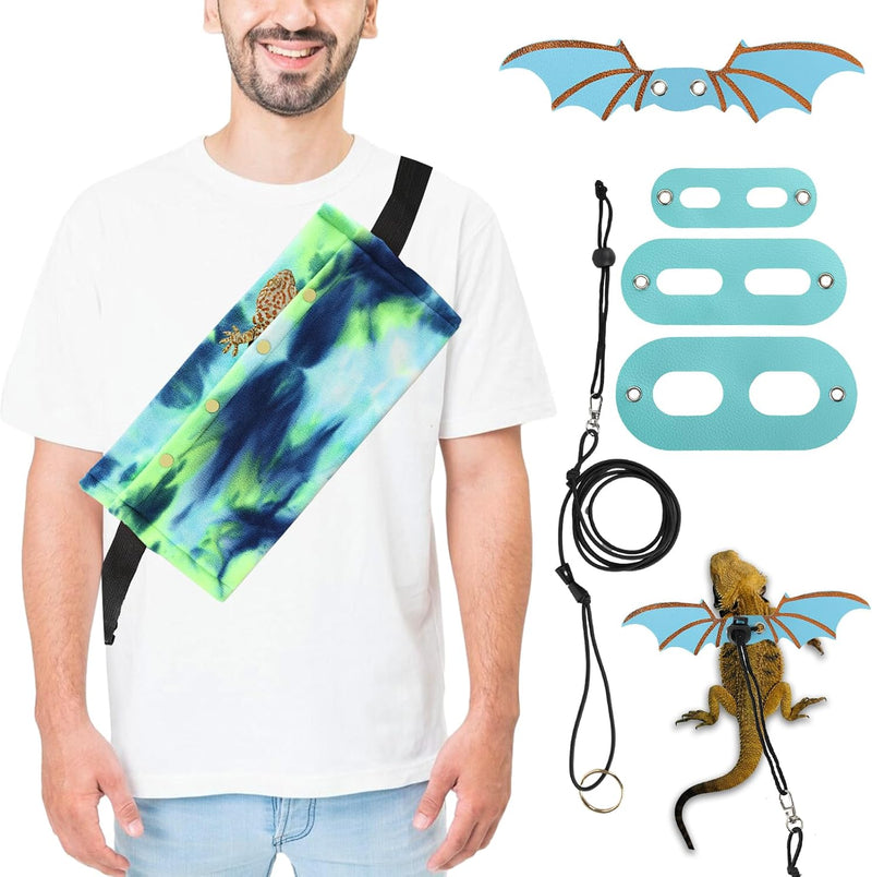 Bearded Dragon Leash and Harness Set, Bearded Dragon Carrier Sling