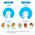 4Pcs Bird Cone Collar for Wound Biting Prevention & Anti Plucking