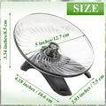 Hermit Crab Exercise Wheel - Silent Running Wheel for Crab Tank Accessories - Small Animal Wheel for Hamster Gerbils Hed