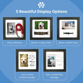 Dog Memorial Picture Frame with 5 Display Options- Dog Collar Memorial Frame Gift - Cat or Dog Pet Loss Gift for a Griev