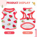 Small Dog Shirt Cute Puppy Cat T Shirts Clothes Soft Cotton Sleeveless Tee Shirts for Small Dogs Cats Doggy Vest Tee Shi