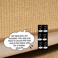 SHENGOCASE Cat Sisal Scratch Pad, Couch Sofa Armrest Protector, Scratcher Cover for Couch Corner, Scratching Post