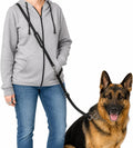 ActiveDogs Hands Free Dog Leash – Adjustable 4-Point Crossbody Hands Free Leash for Mobility & Training – Waist Belt for Dog Walking - Durable 3/4" Double-Stitched Nylon, Black, 6.5ft