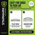Starmark Easy Glide DuraFoam Flying Disc Dog Toy, Color Varies 11"