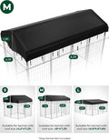 8x4ft Outdoor Dog Kennel Cover, 600D Waterproof Sunshade UV-Resistant
