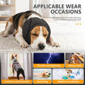 Nanaki Thunderstorm-Breathable Ear Wrap For Dogs Swimming,Water Protection Soft Dog Ear Muffs Noise Protection For Firew
