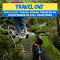 Travel Cat Harness and Bungee Leash Set - 2 in 1 Adjustable Escape Proof Cat Harness & Leash for Small, Medium, Large Ca