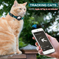 Luminous AirTag Cat Collar Breakaway, OUCWLTAG GPS Cat Collar with Apple Air Tag Holder, Cat Tracker Collars with Safety