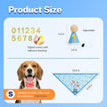 Supet Dog Birthday Decorations for Small & Large Dogs, Dog Boy Girl Birthday Kit with Party Hat | Happy Birthday Banner & Bandana, 1st Birthday Party Set, Pet Birthday Party Supplies (Blue, S)