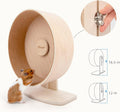 Niteangel Wooden Hamster Exercise Wheel: - Silent Hamster Running Wheel for Hamsters Gerbil Mice and Other Similar-Sized