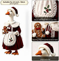 Christmas Porch Goose Outfits 23 Inch Goose Statue Winter Clothes