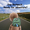 FLAdorepet Dog Backpack Harness Self Carry Bag with Leash Dog Poop Bag,M