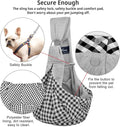 CUBY Dog and Cat Sling Carrier - Hands Free Reversible Pet Sling Bag - Ring Sling Adjustable - Suitable for Puppy, Small
