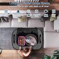 ROMANTIC BEAR Dog Playpen,Foldable Pet Puppy Cat Playpen,M(31"x23"x21")