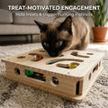 EIODEAR Cat Nail File Scratcher with Sandpaper Pads, 4 Bell Balls