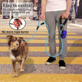 Plutus Pet Rope Dog Leash 6ft Long,Traffic Padded Two Handle,Heavy Duty,Reflective Double Handles Lead for Control Safet