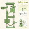 Heybly Cat Tree, 71-Inch-Tall Tower for Indoor Cats with 2 Perches HCT034GR