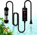 AquaMiracle 15W Dual LED Display Small Aquarium Betta Heater for 1-3 Gal Tanks