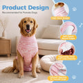 BARKLESS Female Dog Recovery Suit After Spay Surgery with Pad Pocket