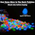 400pcs Glow in the Dark Rocks for Outdoor Garden & Aquarium – Luminous Stones for Landscaping, Pathway, Patio, Driveway,