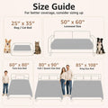 LOOBANI Waterproof Dog Blanket for Small Dogs, Pet Blanket, 25"x30", Cream