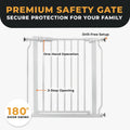 BalanceFrom Easy Walk-Thru Baby Safety Gate, Fits 29.1" to 33.8" Openings