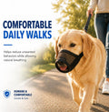 Dog Muzzle, Soft Air Mesh Muzzles for Large Sized Dogs, Breathable Dog Mussels for Scavenging Biting Licking & Barking, 