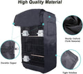 SYOOY Bird Cage Cover Good Night Birdcage Cover Universal Blackout Bird Parrot Cage Cover Durable Washable for Parakeets Lovebirds Budgies Macaw Conure Square Cages - Black