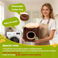 LYART Guinea Pig Hamster Bedding or Hideout for Mouse Mice Rat Ferret Bunny Fluff Bedding Bed House Cage Accessories, Dw