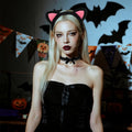 choyaxo Cat Costumes Including Cat Ears and Tail Necklace Paw Gloves Animal Costume