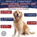Dog Allergy Chews 200 Treats, Dog Allergy and Itching Skin Relief Bites Immune Support Dogs Probiotics for Yeast, Itchy 