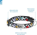 RC Pets Clip Collar | Reflective Label for Visibility Adjustable Comfortable & Secure Fit | Daisies, Medium, 1-Inch