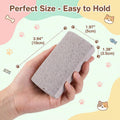 2 Pcs Pet Hair Remover Pumice Stone 3.74x2x1.6 in (10cm) Dog Cat Fur Cleaning Tool for Car Interior Bedding Carpet Couch