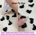 24Pcs Rock Climbing Holds for Bearded Dragons,Reptiles Toy Rock Wall Holds,6 Multi-Size Climbing Rock Wall Grips for Bea