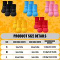 Anti Slip Dog Socks Boots,Dog Paw Protector with Adjustable Straps,Waterproof Dog Socks for Indoor Hardwood Floors & Out